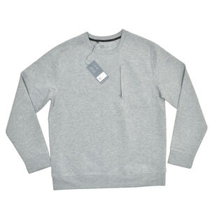 NEW VRST Men's Pinnacle Fleece Mid Grey Heather Regular Size M Moisture Wicking